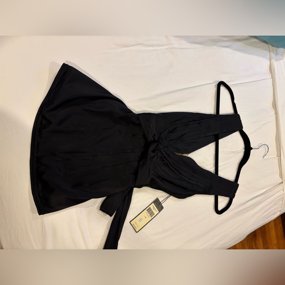 BCBGMaxAzria Black Backless top